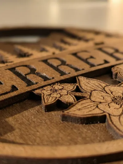 Custom Mountain Name Sign