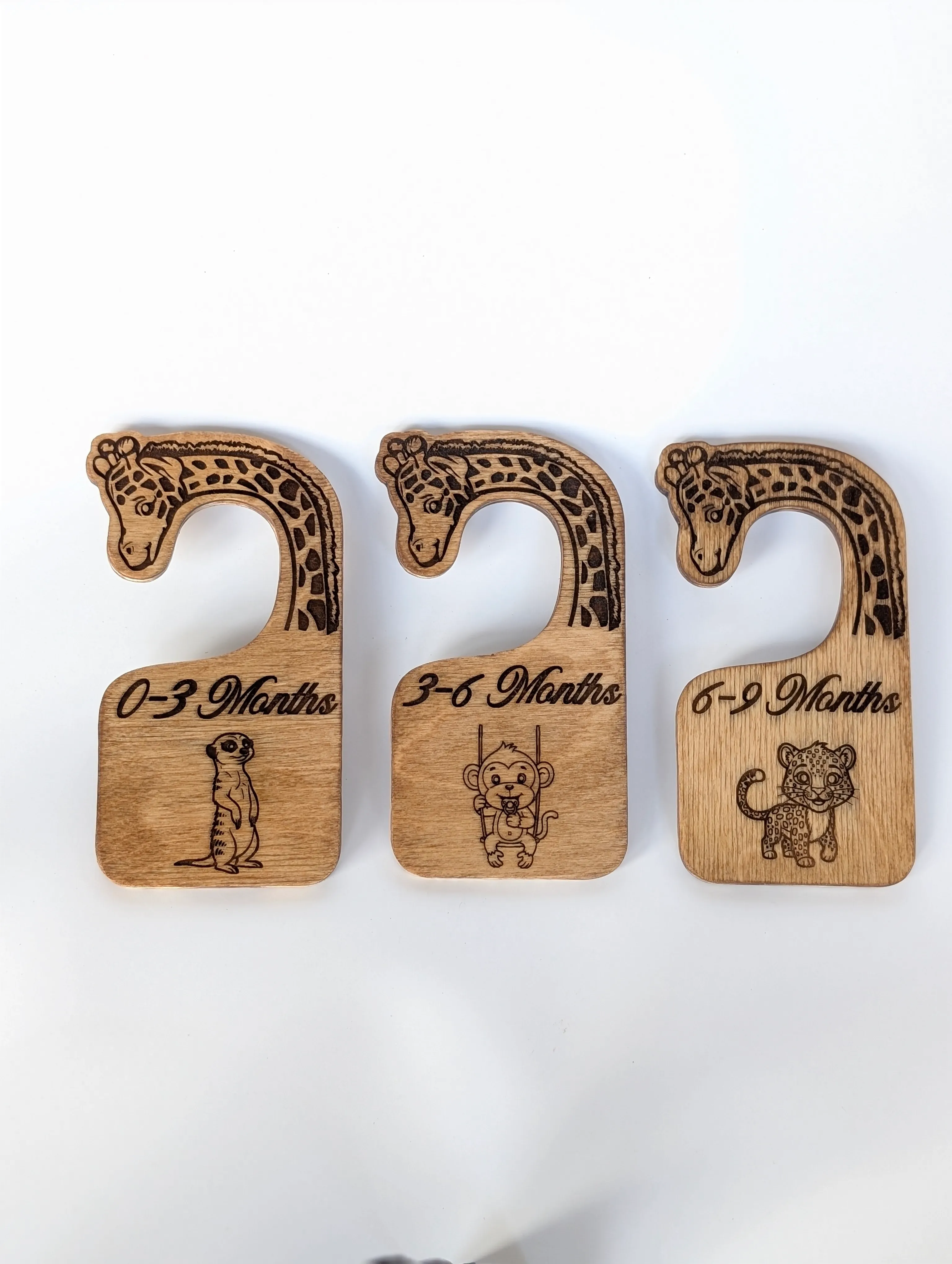 Safari Nursery Closet Dividers, handcrafted wood sign by ImprintLuxury