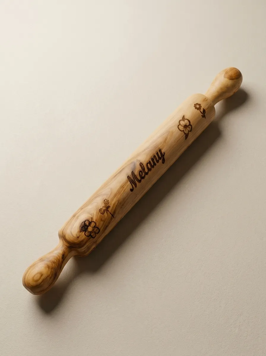 Personalized Wood Rolling Pin, handcrafted wood sign by ImprintLuxury