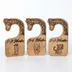 Full set of safari nursery closet dividers arranged on a neutral studio background